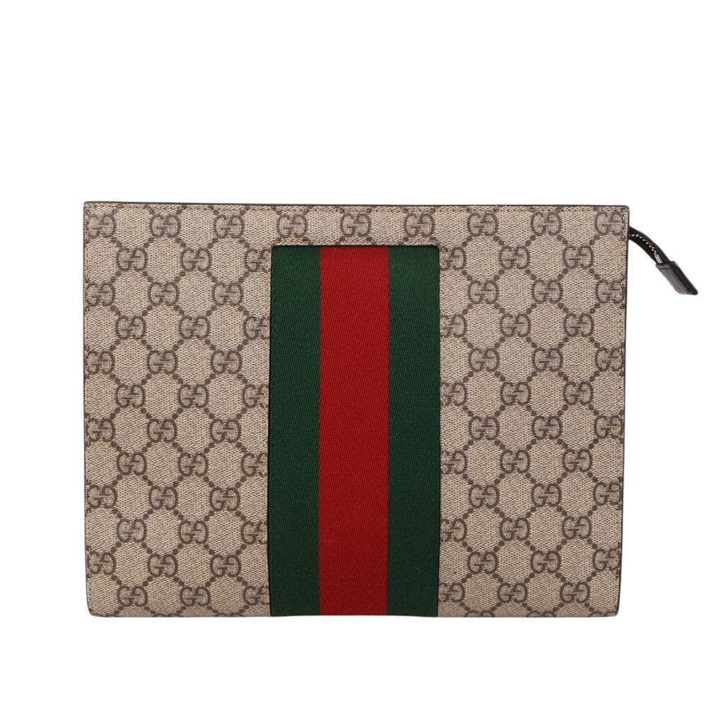 Gucci Web Supreme Clutch Bag #353198F52B